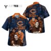 Chicago Bears Halloween Horror Art Hawaiian Shirt 1
