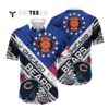 Chicago Bears Helmet Tropical Hawaiian Shirt 1