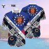 Chicago Bears Helmet Tropical Hawaiian Shirt 2