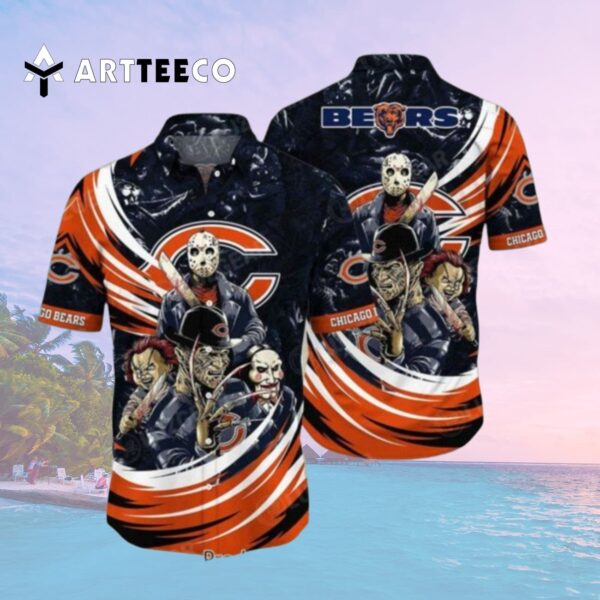 Chicago Bears Magic Aloha Summer Pattern Hawaiian Shirt 2