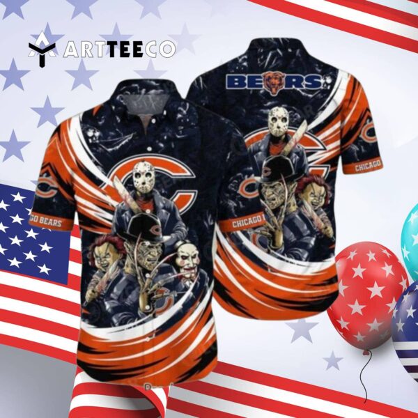 Chicago Bears Magic Aloha Summer Pattern Hawaiian Shirt 4