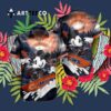 Chicago Bears Mickey Graphic Hawaiian Shirt 3