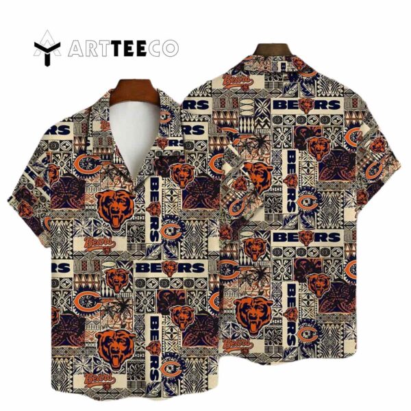 Chicago Bears National Football League 2025 Aop V4 Hawaiian Shirt 1