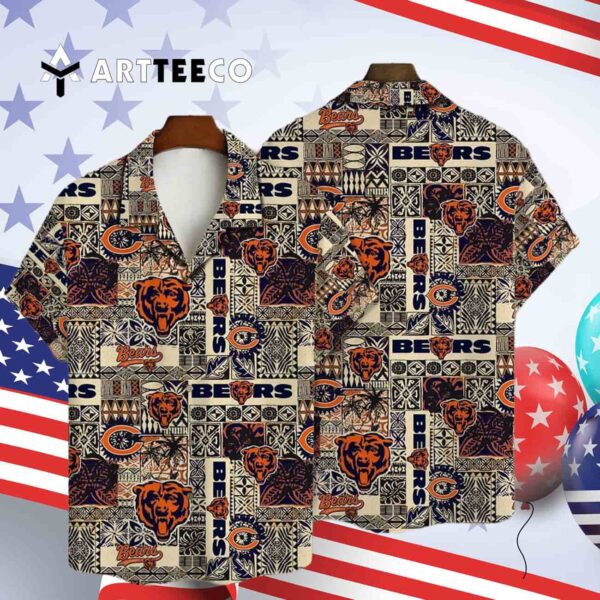 Chicago Bears National Football League 2025 Aop V4 Hawaiian Shirt 4
