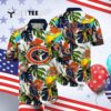 Chicago Bears Nightstime Aloha Hawaiian Shirt 4