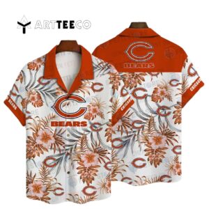 Chicago Bears Pattern Hawaiian Shirt 1