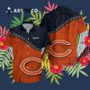 Chicago Bears Polynesian Tattoo Hawaiian Shirt 3