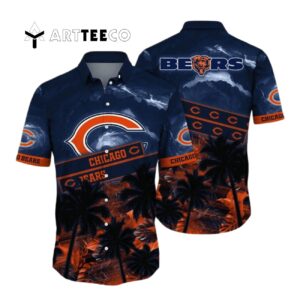 Chicago Bears Sun Kissed Aloha Hawaiian Shirt 1