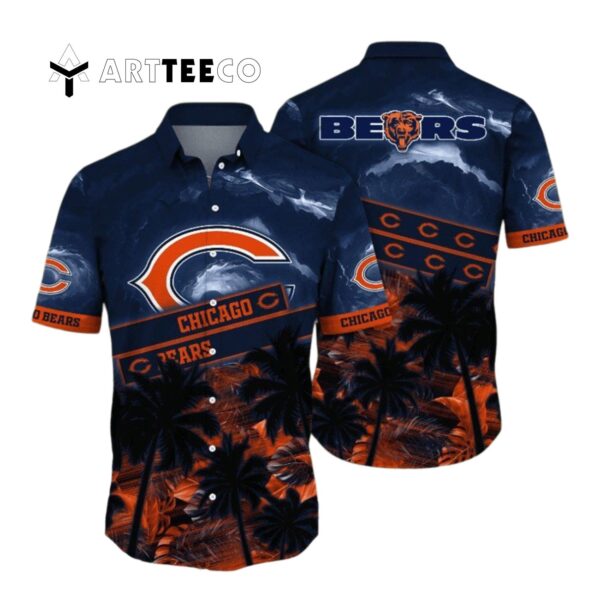 Chicago Bears Sun Kissed Aloha Hawaiian Shirt 1