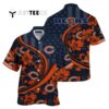 Chicago Bears Us Flag Aloha Pattern Hawaiian Shirt 1