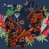 Chicago Bears Us Flag Aloha Pattern Hawaiian Shirt 3