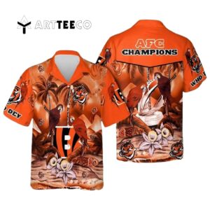 Cincinnati Bengals Afc Champions Aloha Beach Hawaiian Shirt 1