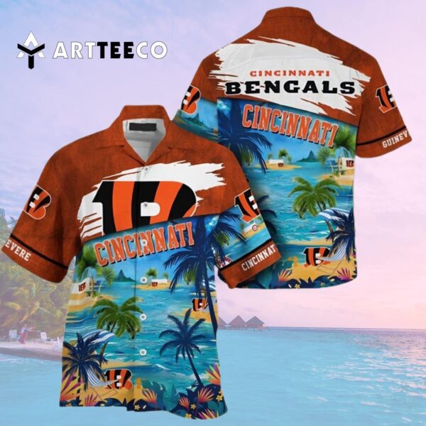 Cincinnati Bengals Beach Summer Hawaiian Shirt 2