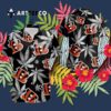 Cincinnati Bengals Black Summer Hawaiian Shirt 3