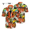 Cincinnati Bengals Flower Colorful Pattern Hawaiian Shirt 1