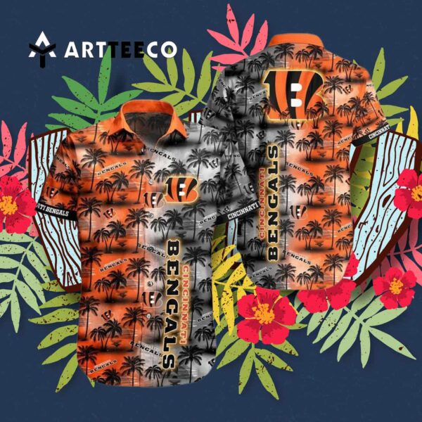 Cincinnati Bengals Flower Gift For Summer Hawaiian Shirt 3