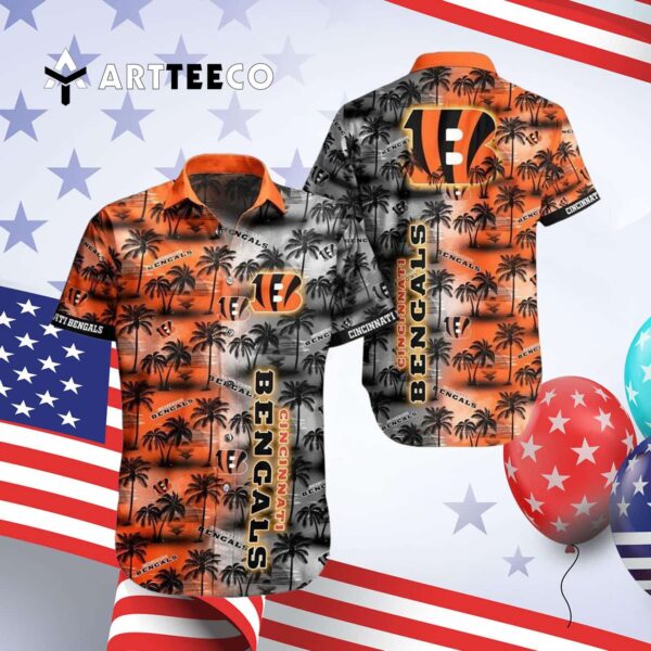 Cincinnati Bengals Flower Gift For Summer Hawaiian Shirt 4