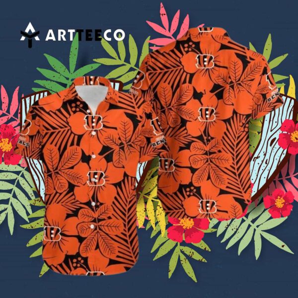 Cincinnati Bengals Flower Limited Edition Hawaiian Shirt 3