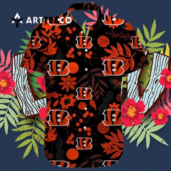 Cincinnati Bengals Football Aloha Hawaiian Shirt 3