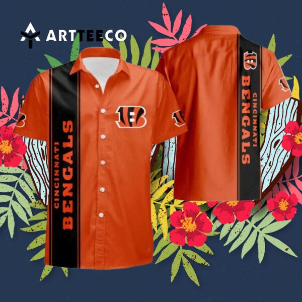 Cincinnati Bengals Football Color Hawaiian Shirt 3