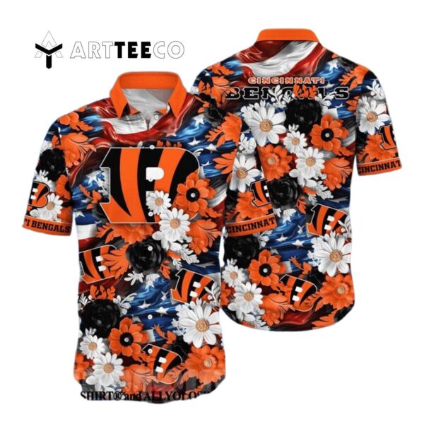 Cincinnati Bengals Independence Day Hawaiian Shirt 1