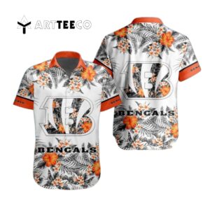 Cincinnati Bengals Special Floral Tropical Team Hawaiian Shirt 1