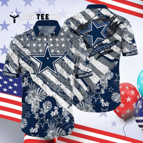 Cleveland Browns American Flag Football Hawaiian Shirt 4