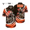 Cleveland Browns Halloween Horror Movies Hawaiian Shirt 1