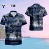 Cleveland Browns Island Navy Ocean Hawaiian Shirt 2