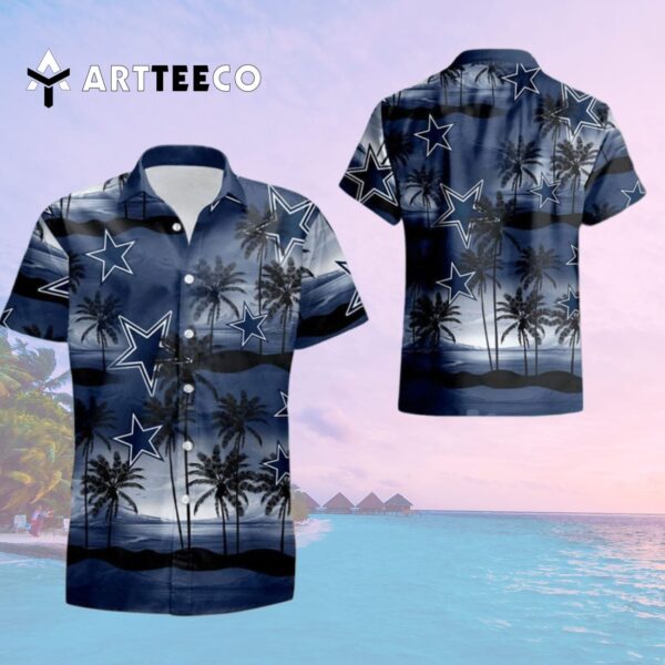 Cleveland Browns Island Navy Ocean Hawaiian Shirt 2