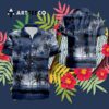Cleveland Browns Island Navy Ocean Hawaiian Shirt 3
