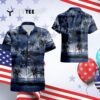 Cleveland Browns Island Navy Ocean Hawaiian Shirt 4