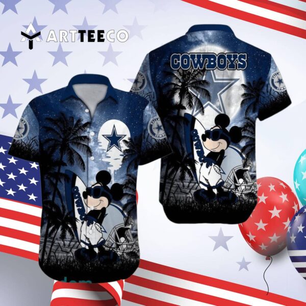 Cleveland Browns Mickey Mouse Hawaiian Shirt 4