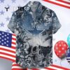 Cleveland Browns Skull Tropical Flower Pattern Hawaiian Shirt 4