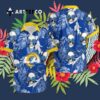 Coconut Leaves And Skulls Hawaiian Shirt 3