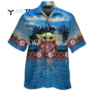Crimson Tide Baby Yoda Hawaiian Shirt 2 1