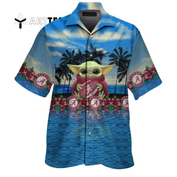Crimson Tide Baby Yoda Hawaiian Shirt 2 1