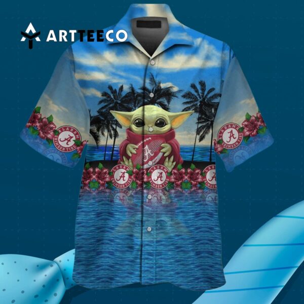Crimson Tide Baby Yoda Hawaiian Shirt 2 3