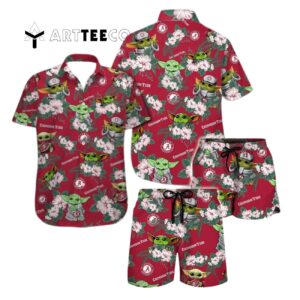 Crimson Tide Baby Yoda Hawaiian Shirt 4 1