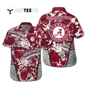 Crimson Tide Fishing Hawaiian Shirt 1