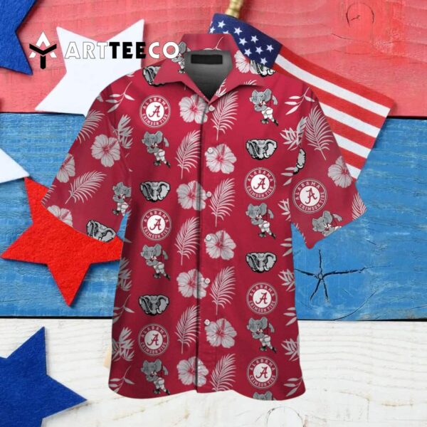 Crimson Tide Hawaiian Shirt 3 4