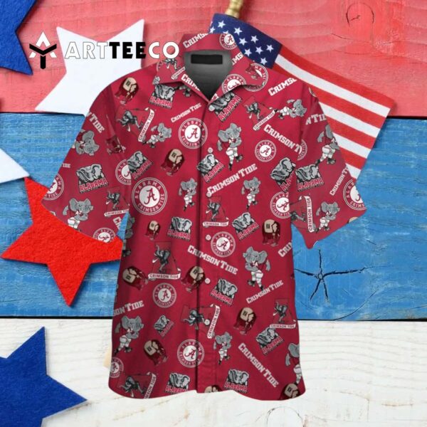 Crimson Tide Hawaiian Shirt 6 4