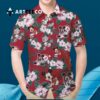 Crimson Tide Mickey Mouse Hawaiian Shirt 2 3