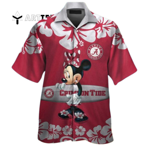 Crimson Tide Minnie Mouse Hawaiian Shirt 1