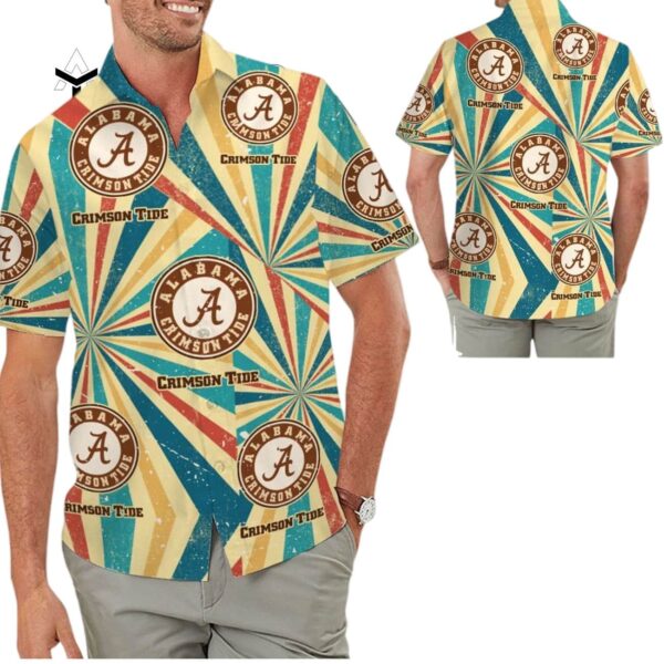 Crimson Tide Retro Hawaiian Shirt 1