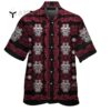 Crimson Tide Skull Hawaiian Shirt 1