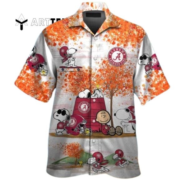 Crimson Tide Snoopy Hawaiian Shirt 2 1