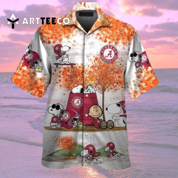 Crimson Tide Snoopy Hawaiian Shirt 2 2