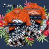 Denver Broncos Camouflage Pattern Hawaiian Shirt 3