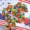 Denver Broncos Flower Summer Hawaiian Shirt 4